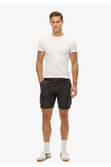 SUPERDRY Cargo-Shorts dunkelgrau