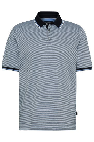 BUGATTI Polo-Shirt gemustert