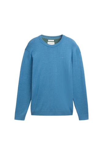TOM TAILOR Strickpullover blau