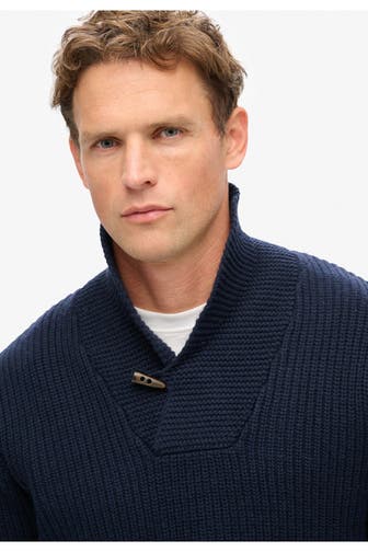 SUPERDRY Strickpullover navy