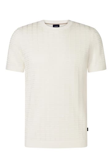 JOOP! Strickshirt 'Theor' weiß