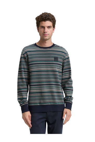 TOM TAILOR Sweatshirt gestreift