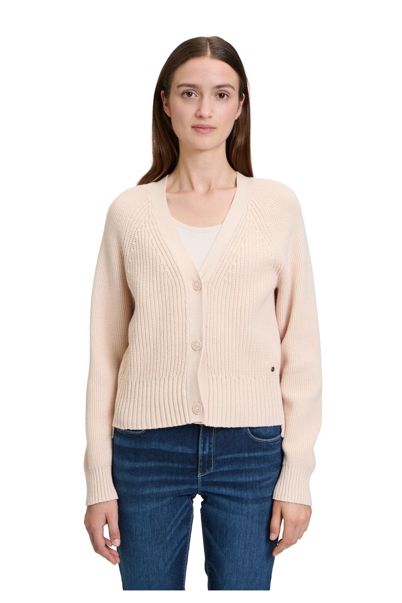 BETTY & CO Strickjacke beige, Bild 1