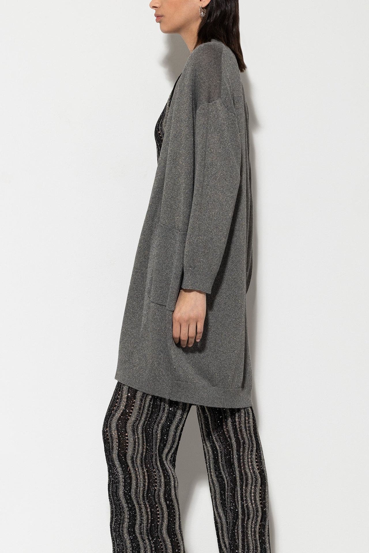 LUISA CERANO Strickjacke grau, Bild 1