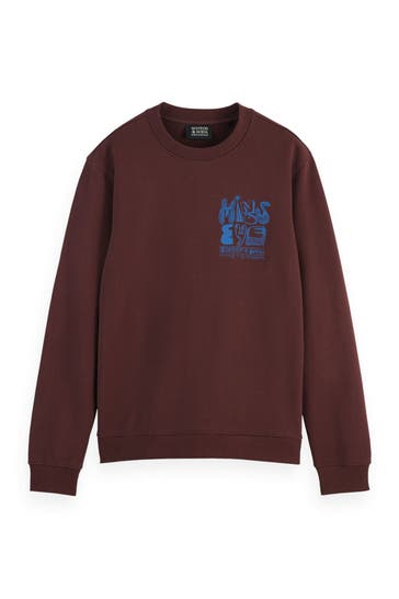 SCOTCH & SODA Sweatshirt braunrot