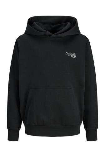 JACK & JONES Hoodie schwarz