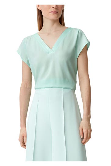 COMMA, Blusenshirt aqua