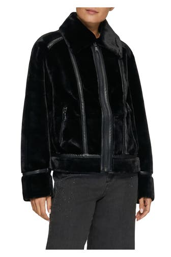 S.OLIVER BLACK LABEL Felljacke schwarz