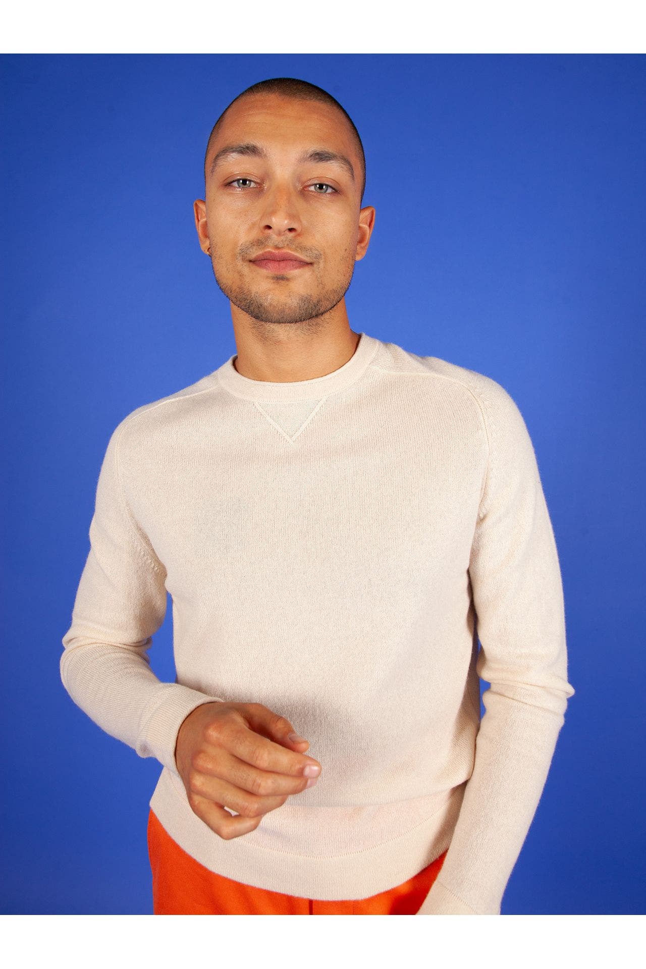 FTC Cashmere-Strickpullover creme, Bild 1