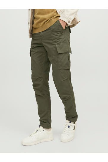 JACK & JONES Cargohose oliv