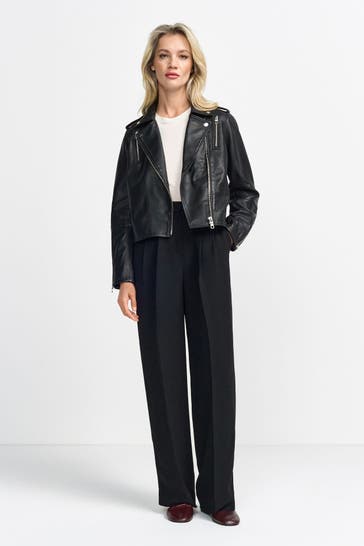 RICH & ROYAL Stoffhose schwarz