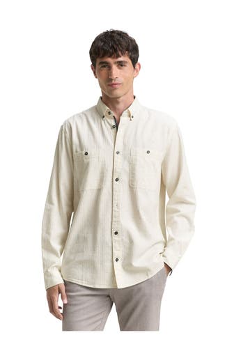 TOM TAILOR Casual-Hemd ecru