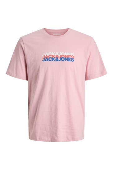 JACK & JONES T-Shirt altrosa