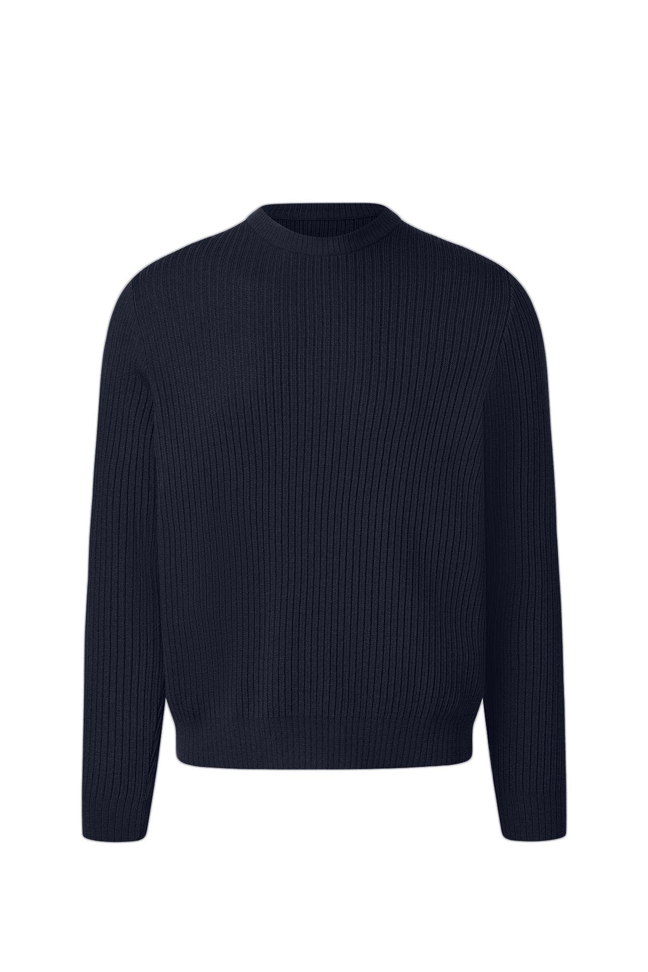 MAERZ MUENCHEN Wollpullover nachtblau, Bild 1