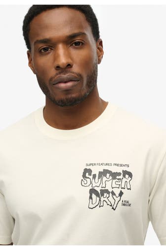 SUPERDRY T-Shirt 'B-Movie Graphic' offwhite