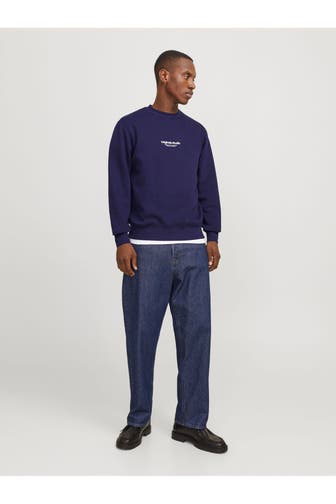 JACK & JONES Sweatshirt dunkelblau