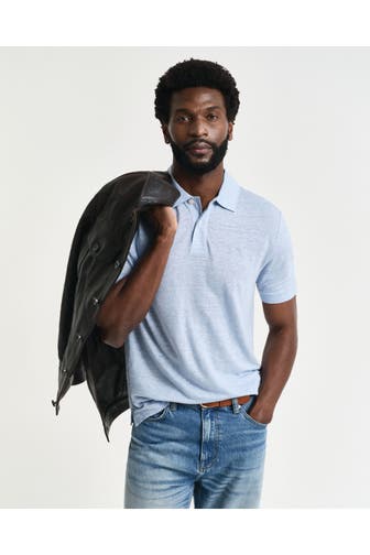 GANT Polo-Shirt hellblau