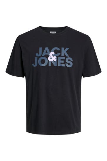 JACK & JONES T-Shirt schwarz
