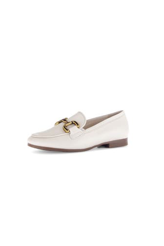 GABOR Leder-Slipper creme