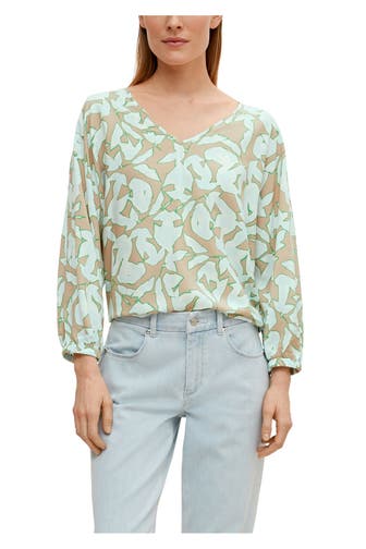 COMMA, Blusenshirt gemustert