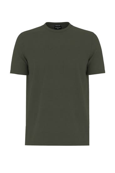 STRELLSON - T-Shirt 'Clark' dunkelgrün