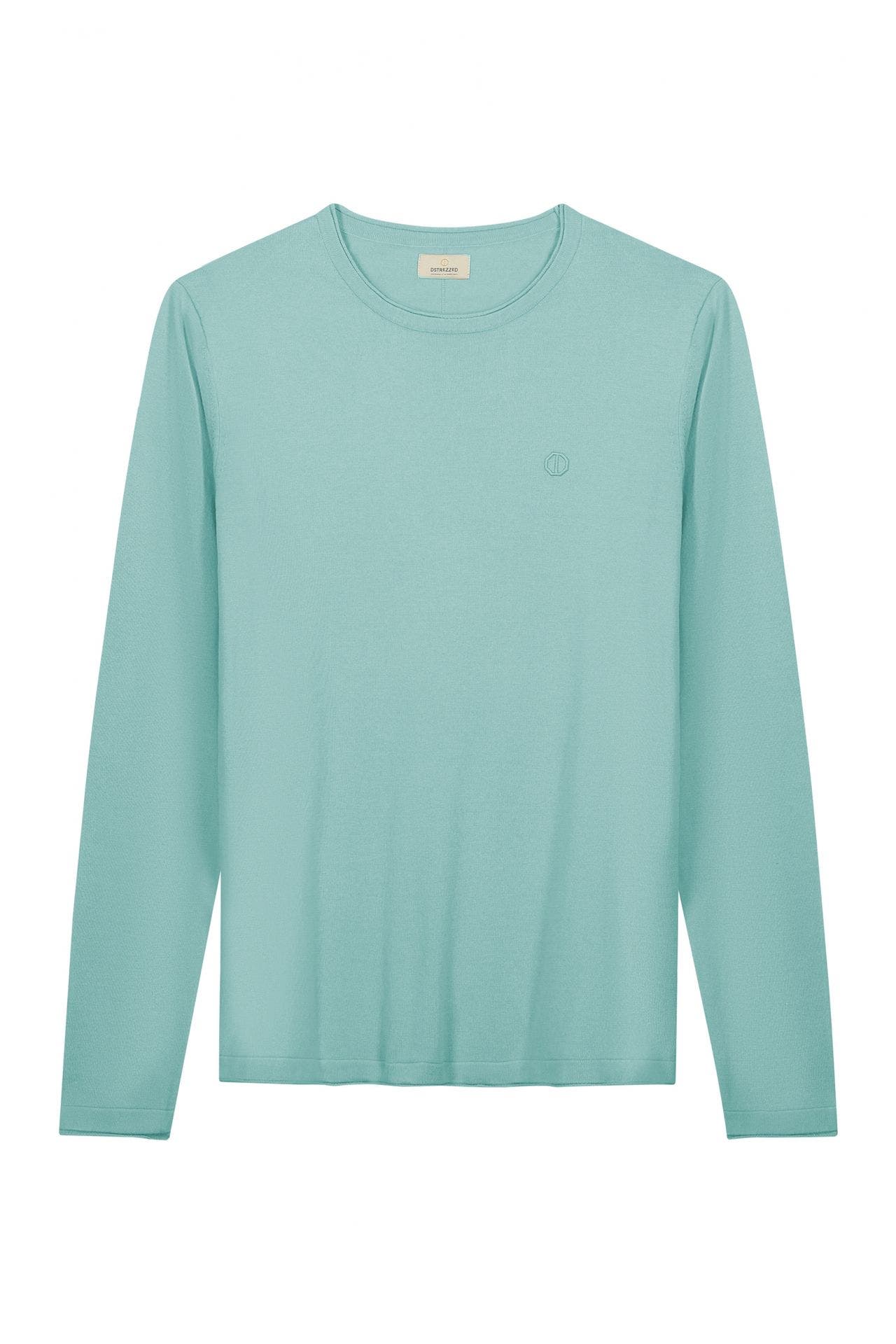 DSTREZZED Strickpullover 'Cage Crew' türkis, Bild 1