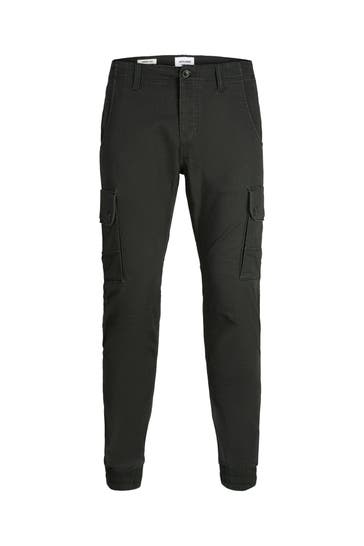 JACK & JONES Cargohose schwarz