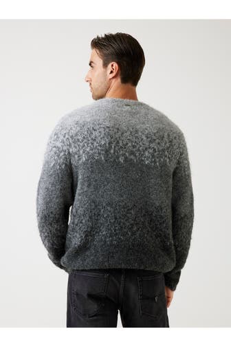 GUESS Strickpullover 'Trey Marled' grau