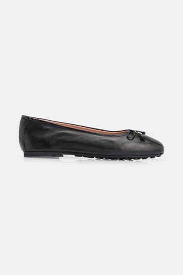 GANT Lederballerinas 'Mihay' schwarz