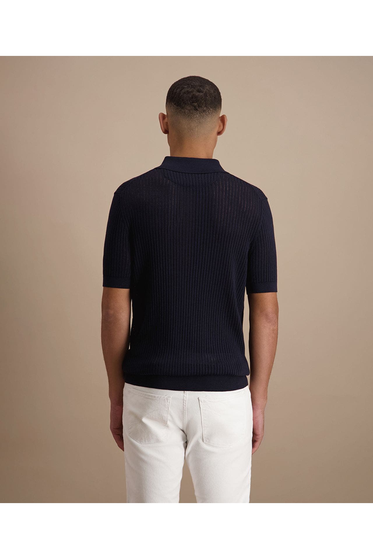 BALDESSARINI Strick-Polo navy, Bild 1
