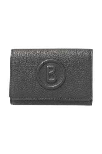 BOGNER Ledergeldbörse 'bozen' grau