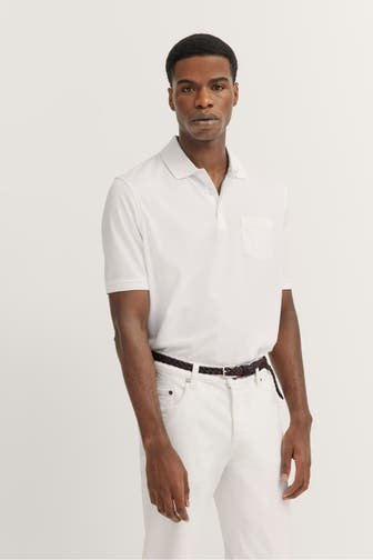 BUGATTI Polo-Shirt weiß