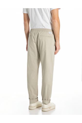 REPLAY Stoffhose beige