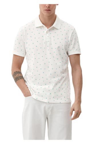 S.OLIVER Polo-Shirt weiß