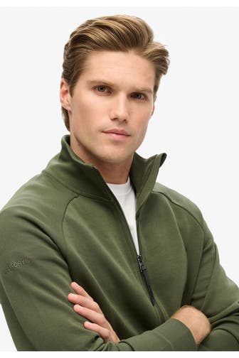 SUPERDRY Sweatjacke oliv