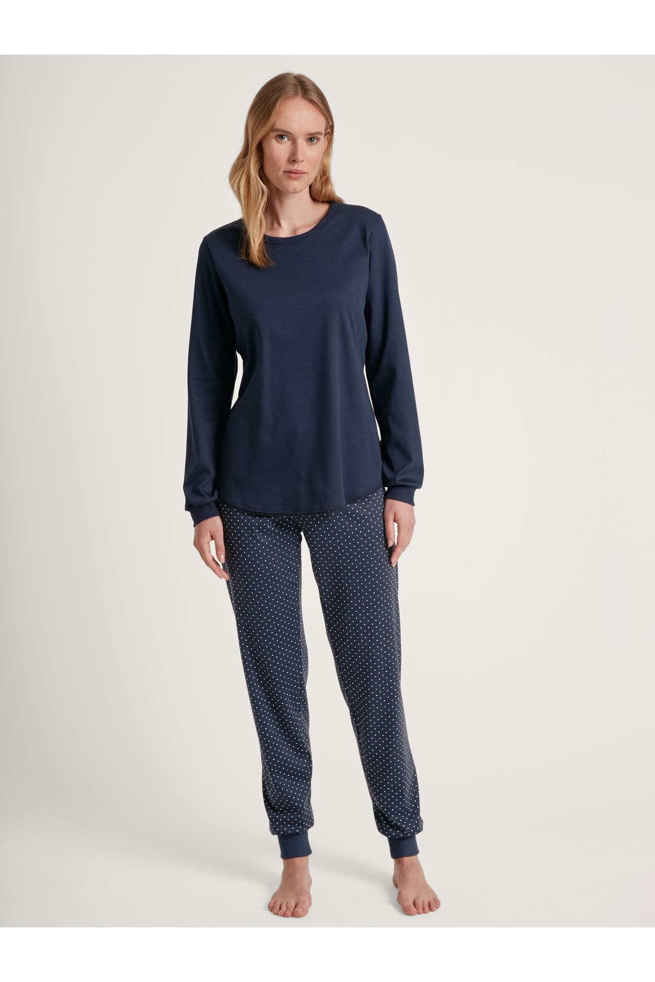 CALIDA Pyjama navy gepunktet, Bild 1