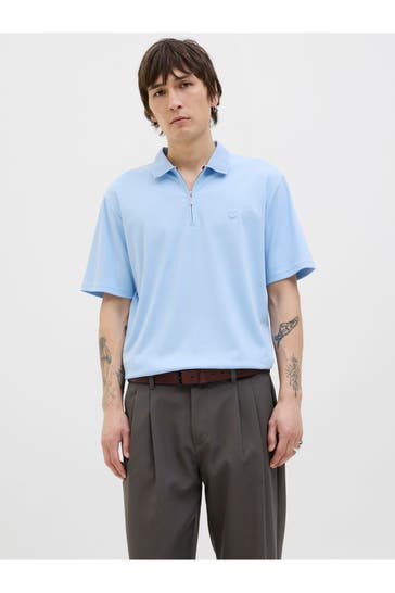 JACK & JONES Polo-Shirt 'Rodney' blau