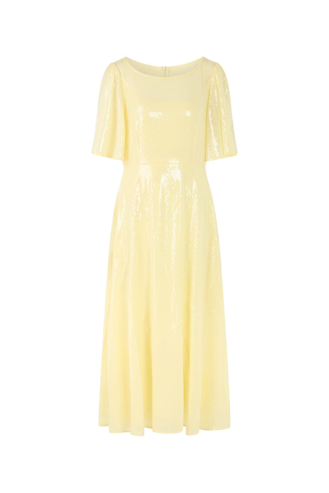 MARC CAIN Maxikleid hellgelb, Bild 1