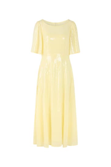 MARC CAIN Maxikleid hellgelb