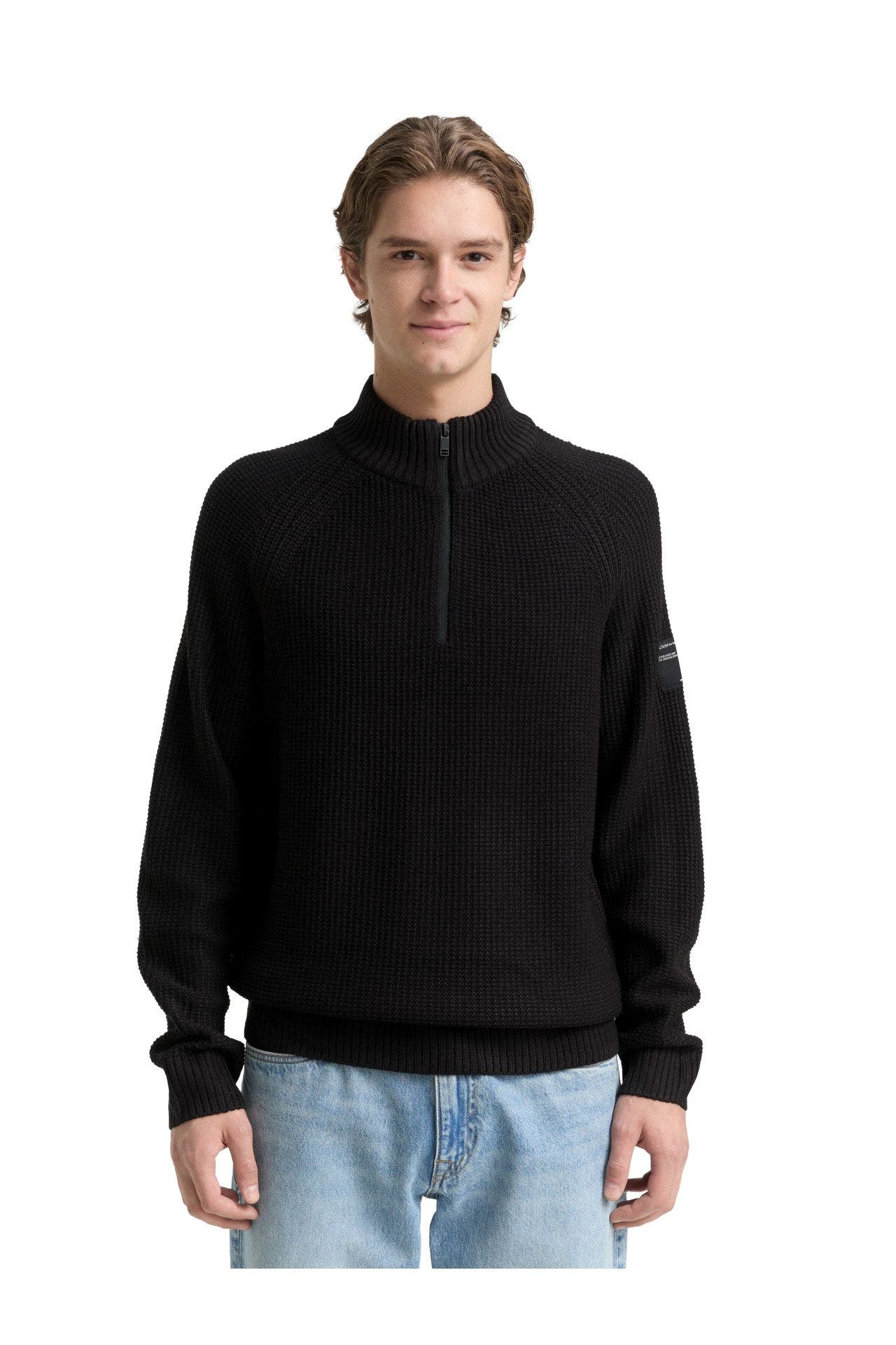 TOM TAILOR Strick-Troyer schwarz, Bild 1