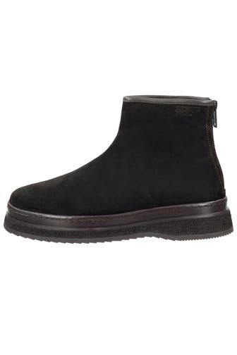 GANT Leder-Boots dunkelbraun