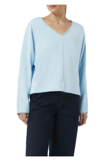 COMMA, Sweatshirt hellblau