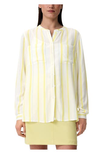 COMMA, Casual-Bluse gemustert