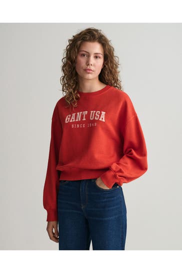 GANT Sweatshirt rostrot