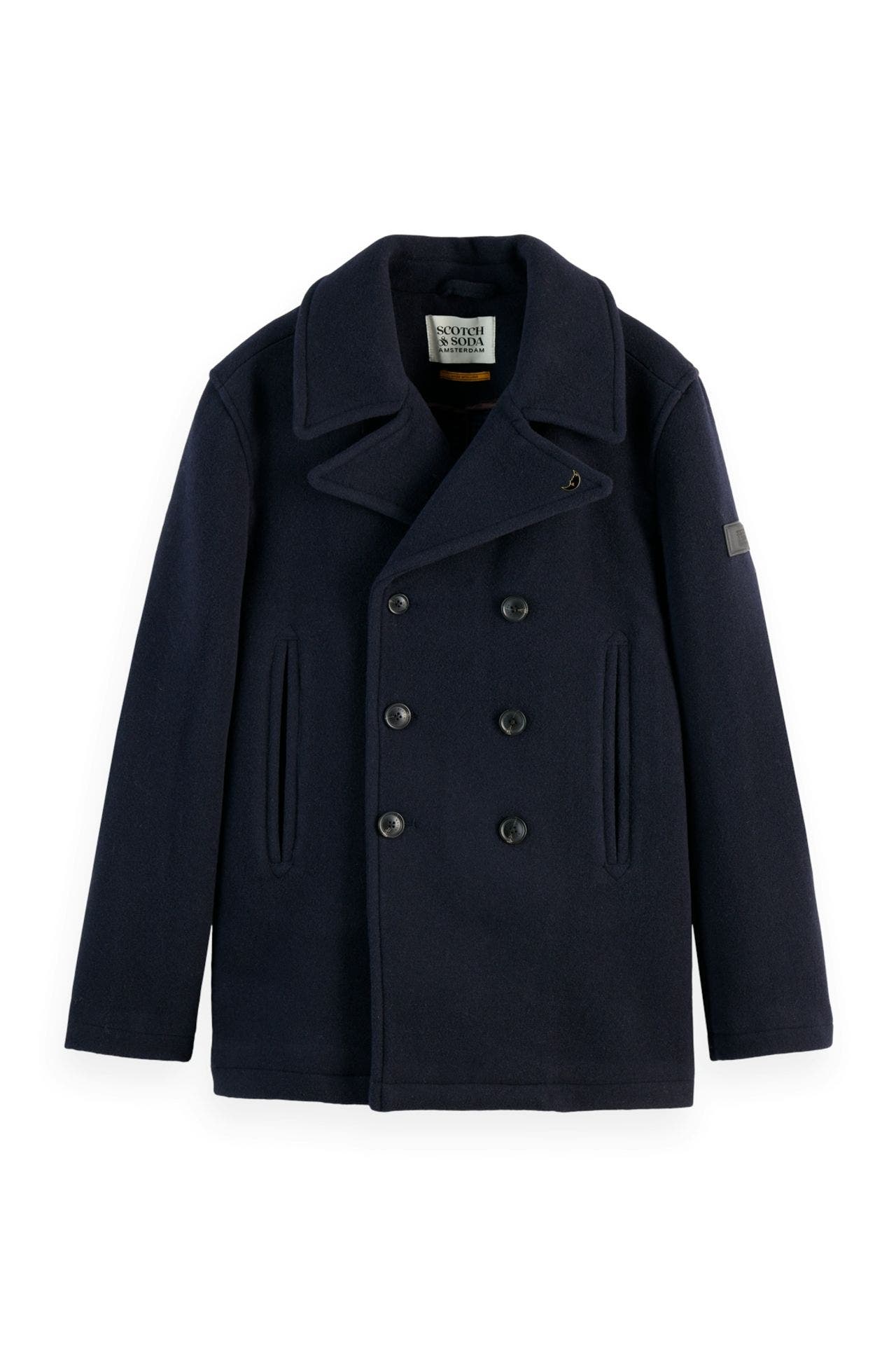 SCOTCH & SODA Wollmixmantel dunkelblau, Bild 1