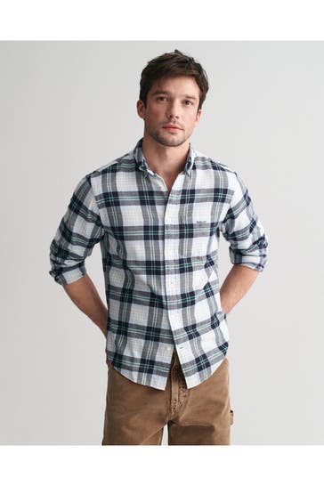 GANT Flanell-Hemd kariert Regular Fit