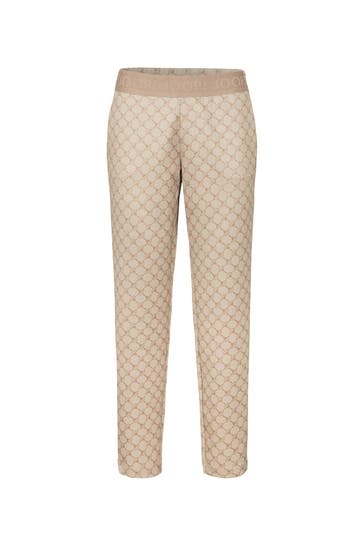 JOOP! Stoffhose Sweathose in Beige gemustert beige Marlene