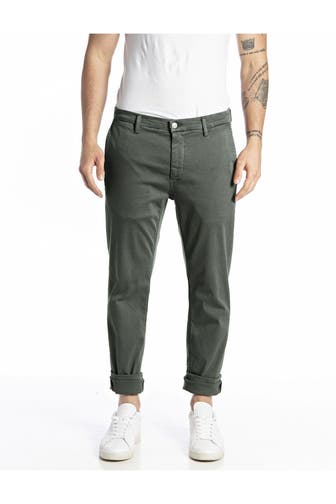 REPLAY Chino 'Zeumar' graugrün