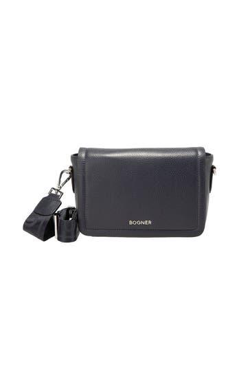 BOGNER Schultertasche 'Wallis Bar' schwarzblau