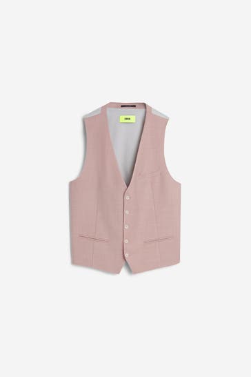 CINQUE Schurwollmix-Weste 'Civitra' rosa